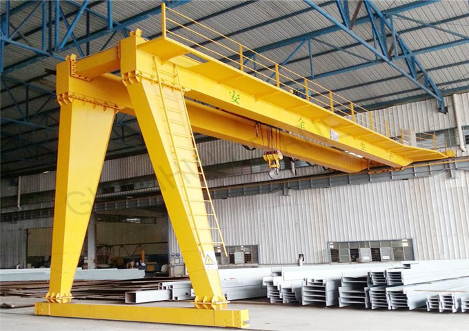 Purchase of double-girder half gantry crane